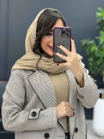 پالتو سفید مشکی