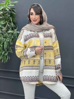 شکت طرحدار دکمه چوبی کد 4059 - تصویر 13