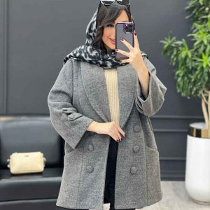 پالتو یقه آرشال آستین پاگن کد 3997