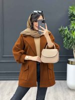 پالتو جیب پاکتی آستین پیله کد 4065 - تصویر 2