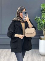 پالتو جیب پاکتی آستین پیله کد 4065 - تصویر 6