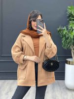 پالتو جیب پاکتی آستین پیله کد 4065 - تصویر 18