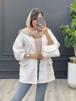 پالتو جیب پاکتی آستین پیله کد 4065 - تصویر 14