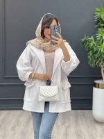 پالتو جیب پاکتی آستین پیله کد 4065 - تصویر 4