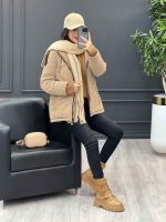 کاپشن سیلیکونی جلو زیپ کد 4066 - تصویر 8