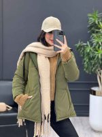 کاپشن سیلیکونی جلو زیپ کد 4066 - تصویر 11
