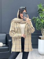 شکت کلاه دار دو جیب کد 4014 - تصویر 6