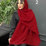 شال پلیسه ساده کد 3751