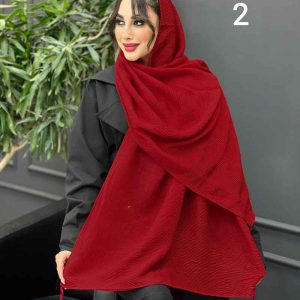 شال پلیسه ساده کد 3751