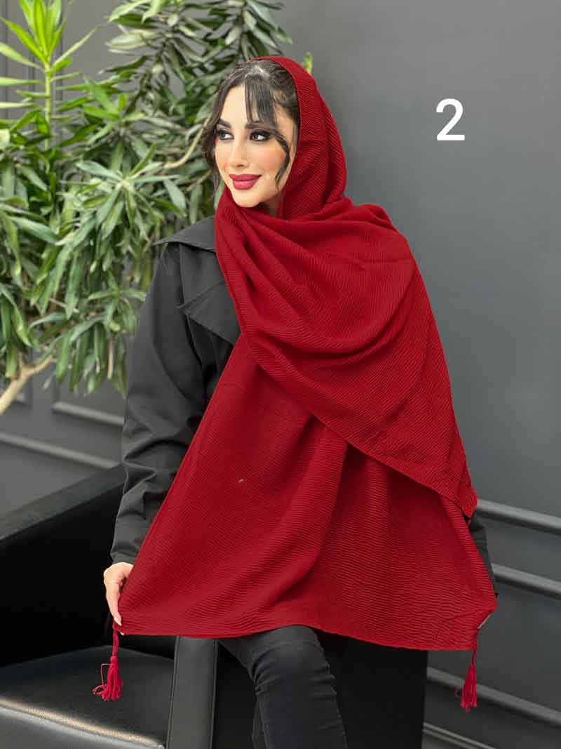 شال پلیسه ساده کد 3751 شال پلیسه ساده کد 3751