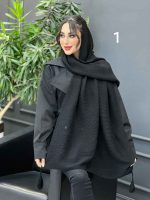 استایل با شال مشکی