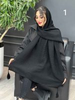شال ساده مشکی