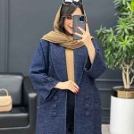 پالتو یقه آرشال آستین پاگن کد 4091