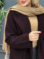 پالتو بلند شش دکمه کد 4093 - تصویر 5