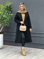 پالتو بلند شش دکمه کد 4093 - تصویر 8