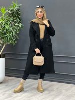پالتو بلند شش دکمه کد 4093 - تصویر 10