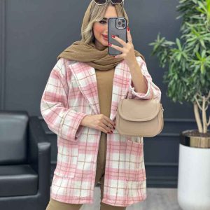 پالتو جلو باز یقه انگلیسی کد 4087