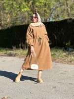 پیراهن پشمی کمر گت کد 3672