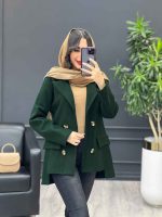 پالتو چهاردکمه جیب نما کد 3904 - تصویر 22