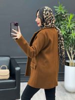 پالتو چهاردکمه جیب نما کد 3904 - تصویر 13