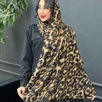 شال طرح پلنگی کد 3742