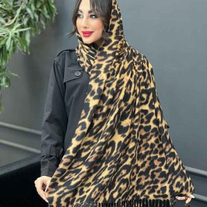شال طرح پلنگی کد 3742