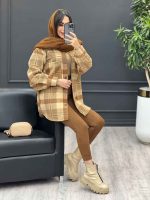 شکت جلو دکمه دو جیب کد 3909 - تصویر 6