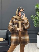 شکت جلو دکمه دو جیب کد 3909 - تصویر 21