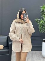 شکت جلو دکمه دو جیب کد 3909 - تصویر 30
