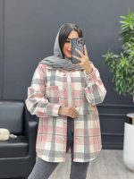 شکت جلو دکمه دو جیب کد 3909 - تصویر 27