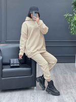 ست هودی و شلوار بغل زیپ دار کد 3912 - تصویر 10