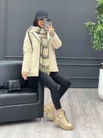کاپشن سیلیکونی جلو زیپ کد 4066 - تصویر 9