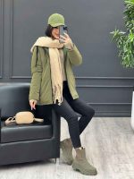 کاپشن سیلیکونی جلو زیپ کد 3919 - تصویر 12