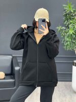 سوییشرت جلو زیپ کد 3942 - تصویر 9