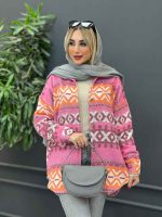 شکت طرح دار دکمه چوبی کد 4080 - تصویر 18