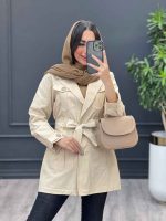بارانی چهارجیب پیله کد 3855 - تصویر 2