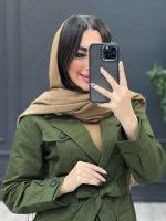 بارانی چهارجیب پیله کد 3855 - تصویر 4