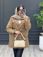 بارانی چهارجیب پیله کد 3855 - تصویر 3