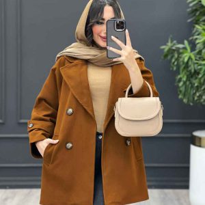 پالتو فوتر چهاردکمه آستین پاگن کد 3959