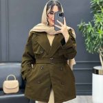 بارانی پشت ژیله چاک کد 3981