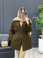 بارانی پشت ژیله چاک کد 3981