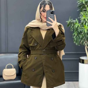 بارانی پشت ژیله چاک کد 3981