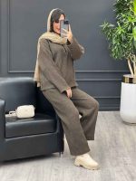 ست بافت یقه زیپ 3983 - تصویر 19