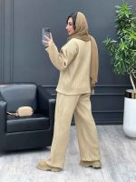 ست بافت یقه زیپ 3983 - تصویر 16