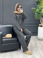 ست بافت یقه زیپ 3983 - تصویر 11