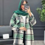 شکت کلاه دار جلو دکمه کد 3998