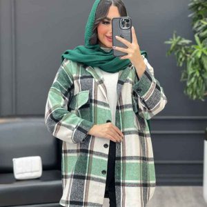 شکت کلاه دار جلو دکمه کد 3998