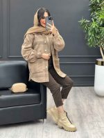 استایل با رنگ نسکافه ای