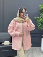 شکت چهارخونه صورتی
