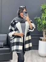 پالتو چهارخونه یقه تدی کد 3985 - تصویر 23